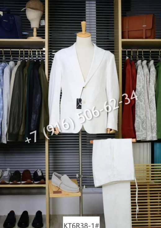 Льняной костюм KITON 18996 1