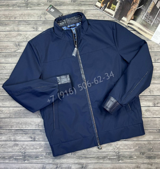 Куртка Stefano Ricci со вставками кожи крокодила 34564