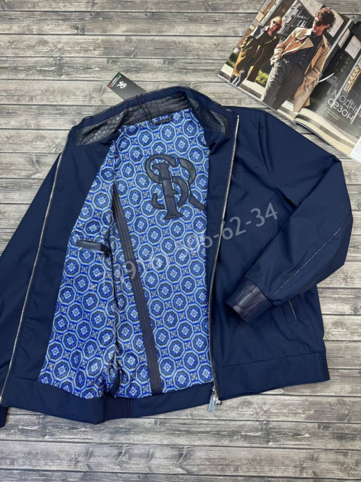 Куртка Stefano Ricci со вставками кожи крокодила 34564