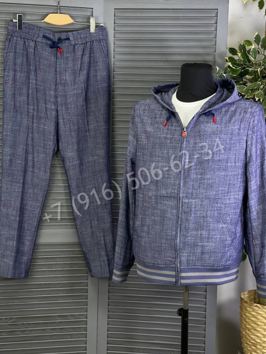 Льняной костюм KITON 15050