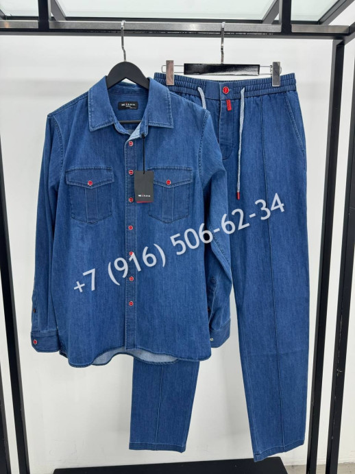 Костюм из денима KITON 18738 2