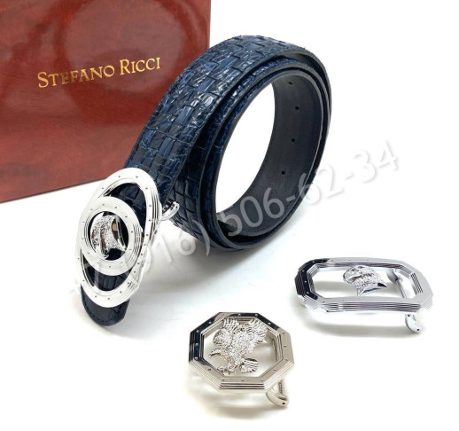 Ремень Stefano Ricci из кожи крокодила 25151