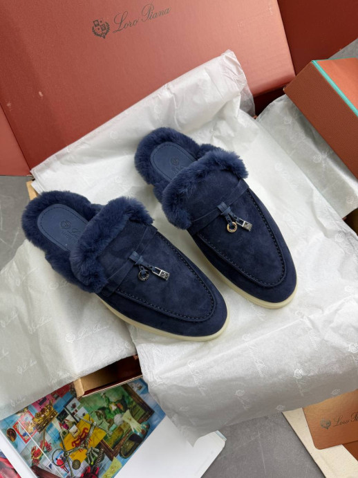 Мюли Loro Piana на меху 12410