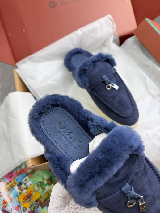 Мюли Loro Piana на меху 12410