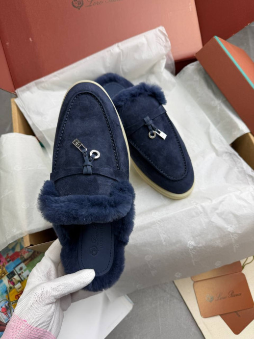 Мюли Loro Piana на меху 12410