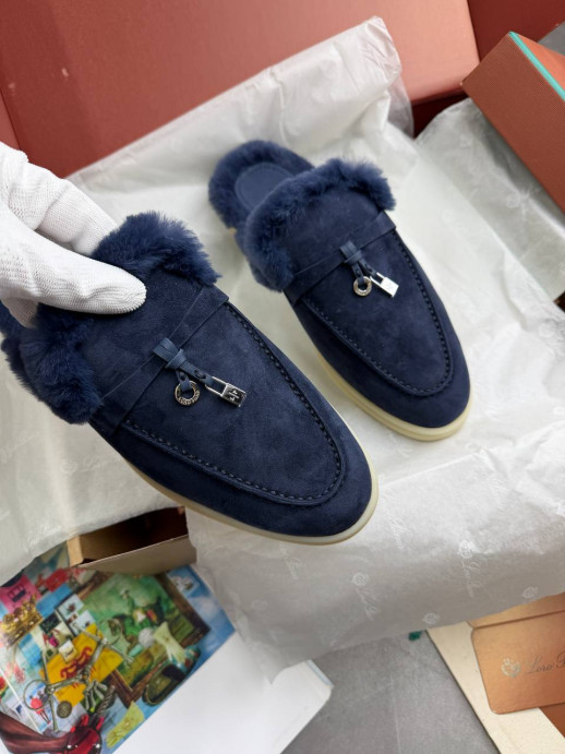 Мюли Loro Piana на меху 12410