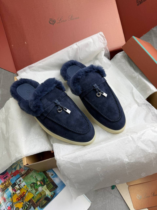 Мюли Loro Piana на меху 12410