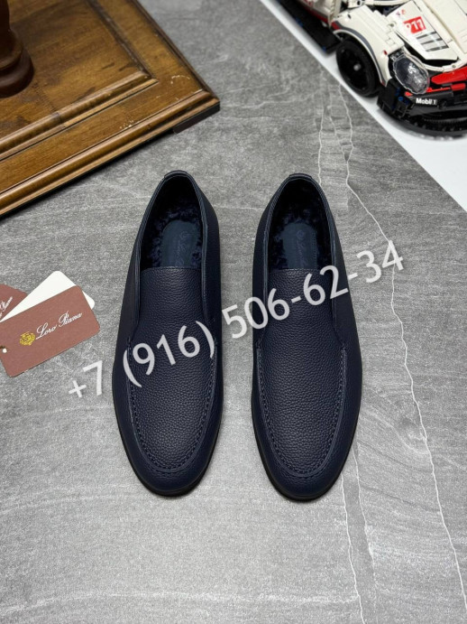 Лоферы Loro Piana на меху 5391 15