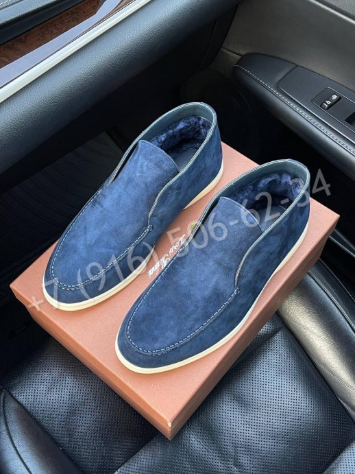 Лоферы Loro Piana на меху 22894