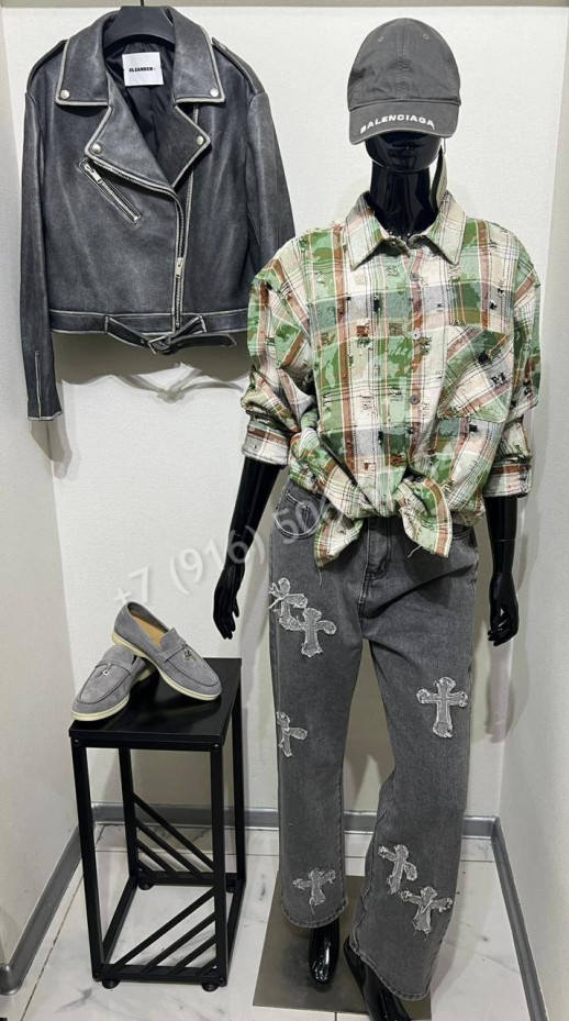 Джинсы CHROME HEARTS 34466