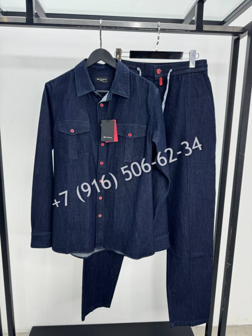 Костюм из денима KITON 18738 3