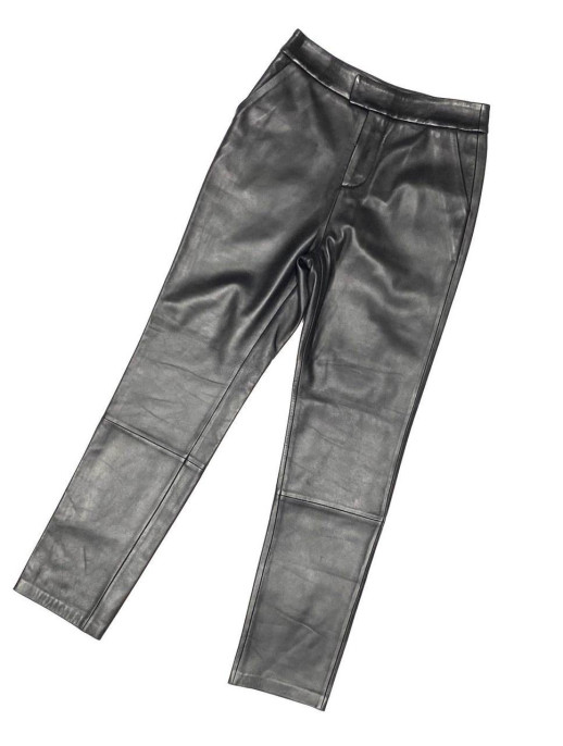 Брюки кожаные Max Mara 11048