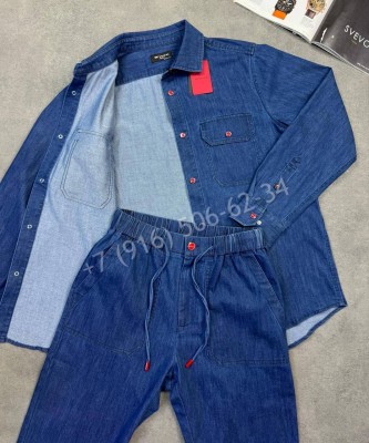 Костюм из денима KITON 32274