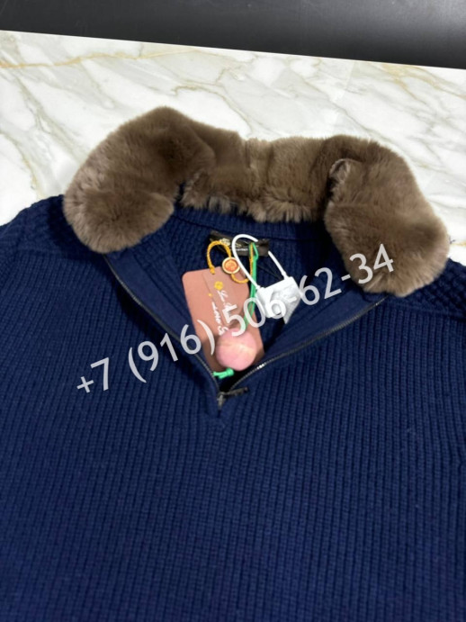 Джемпер Loro Piana на меху 23896 1
