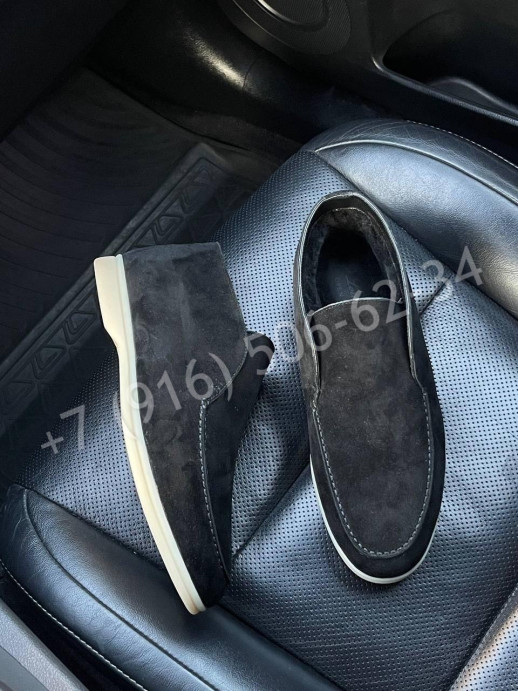 Лоферы Loro Piana на меху 22895