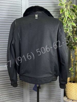 Кашемировая куртка Stefano Ricci со вставки кожи питона / на меху 23611