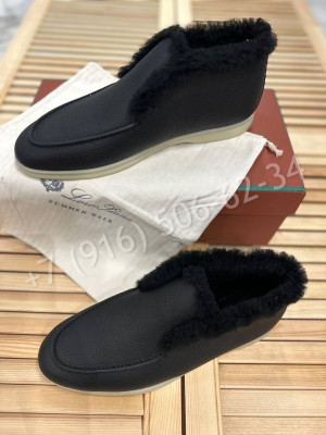 Лоферы на меху Loro Piana 25364