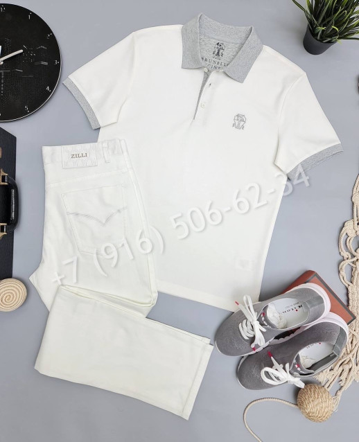 Поло Brunello Cucinelli 15770