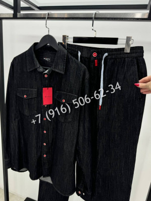 Костюм из денима KITON 18738 4
