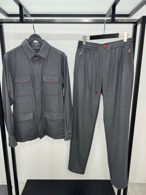 Костюм прогулочный из тонкого кашемира Kiton 17552 4