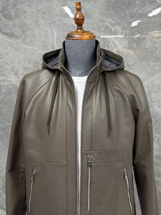 Кожаная куртка Hermes 5741 2