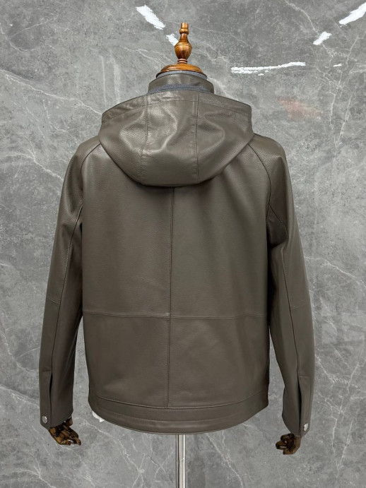 Кожаная куртка Hermes 5741 2