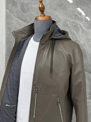 Кожаная куртка Hermes 5741 2