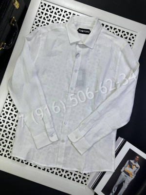 Рубашка из льна Tom Ford 29662