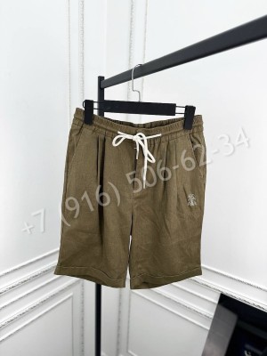 Шорты из льна Brunello Cucinelli 30063