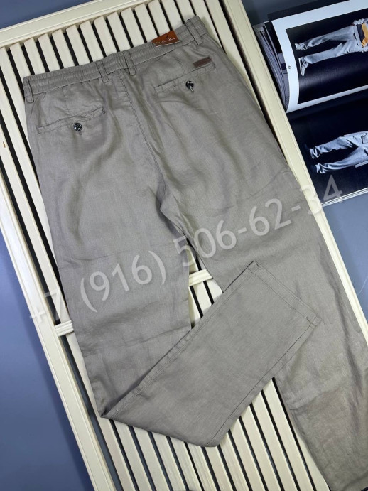 Брюки из льна Loro Piana 30163