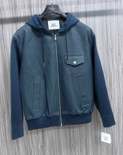 Кожаная куртка Hermes 5742 2