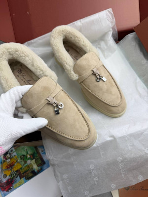 Лоферы Loro Piana на меху 12411 1