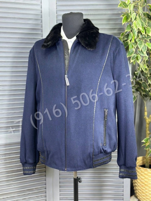 Кашемировая куртка Stefano Ricci со вставки кожи питона / на меху 23612