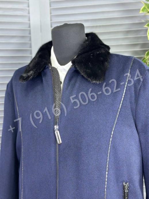 Кашемировая куртка Stefano Ricci со вставки кожи питона / на меху 23612