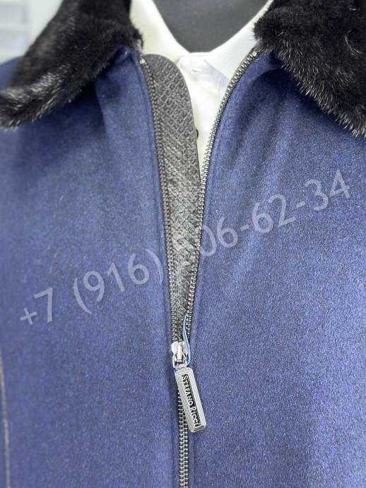 Кашемировая куртка Stefano Ricci со вставки кожи питона / на меху 23612