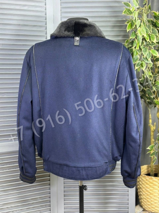 Кашемировая куртка Stefano Ricci со вставки кожи питона / на меху 23612