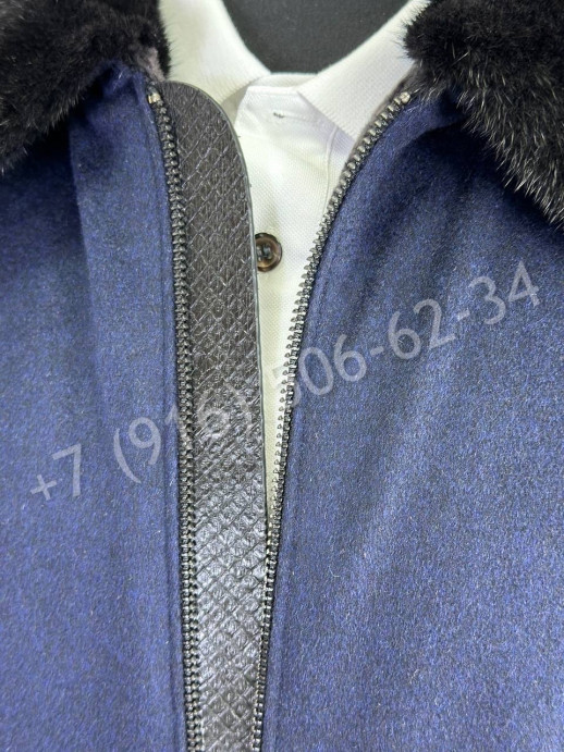 Кашемировая куртка Stefano Ricci со вставки кожи питона / на меху 23612