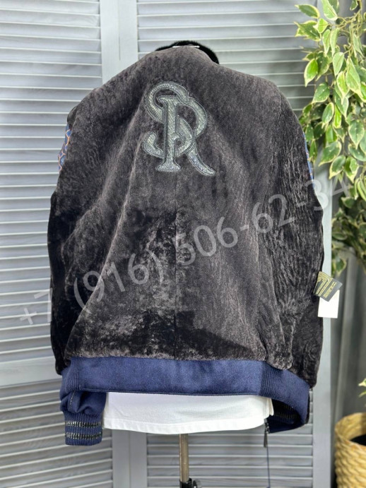 Кашемировая куртка Stefano Ricci со вставки кожи питона / на меху 23612