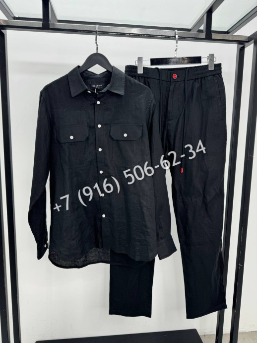 Льняной костюм KITON 15047 8