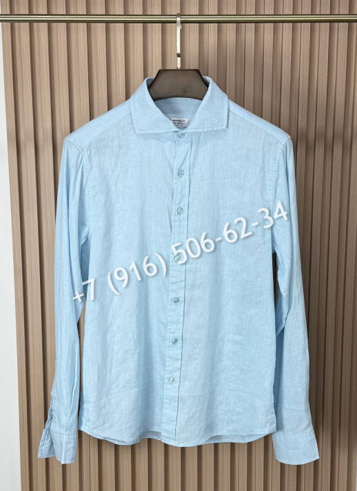 Рубашка Brunello Cucinelli из льна 31300 4