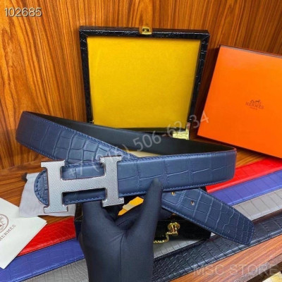 Ремень из кожи крокодила Hermes 10263