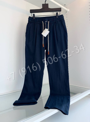 Брюки из льна Brunello Cucinelli 27463