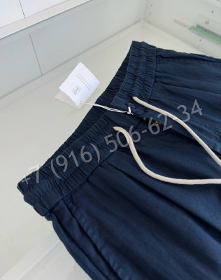 Брюки из льна Brunello Cucinelli 27463