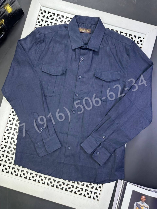 Рубашка из льна Loro Piana 29663