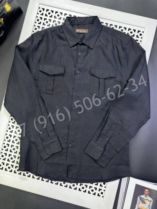 Рубашка из льна Loro Piana 29663