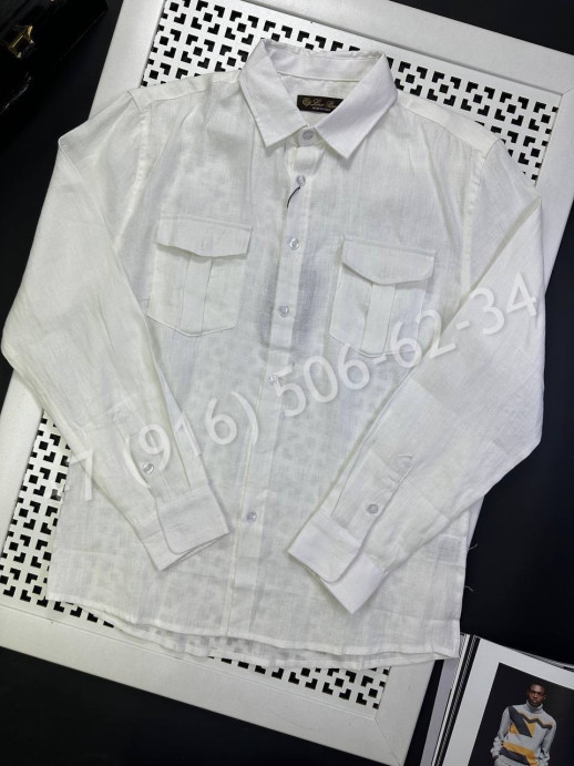 Рубашка из льна Loro Piana 29663