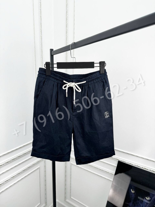 Шорты из льна Brunello Cucinelli 30064