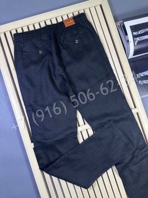 Брюки из льна Loro Piana 30164