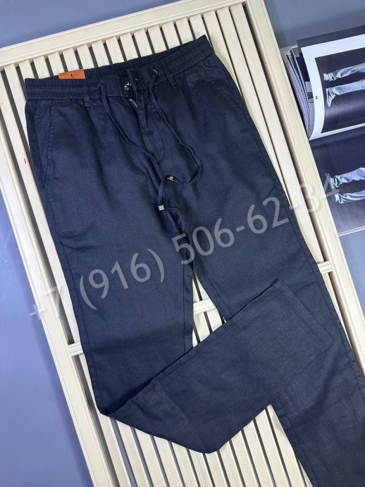 Брюки из льна Loro Piana 30164