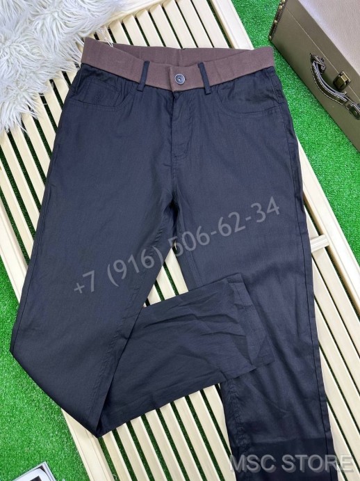 Льняные брюки Brunello Cucinelli 9957